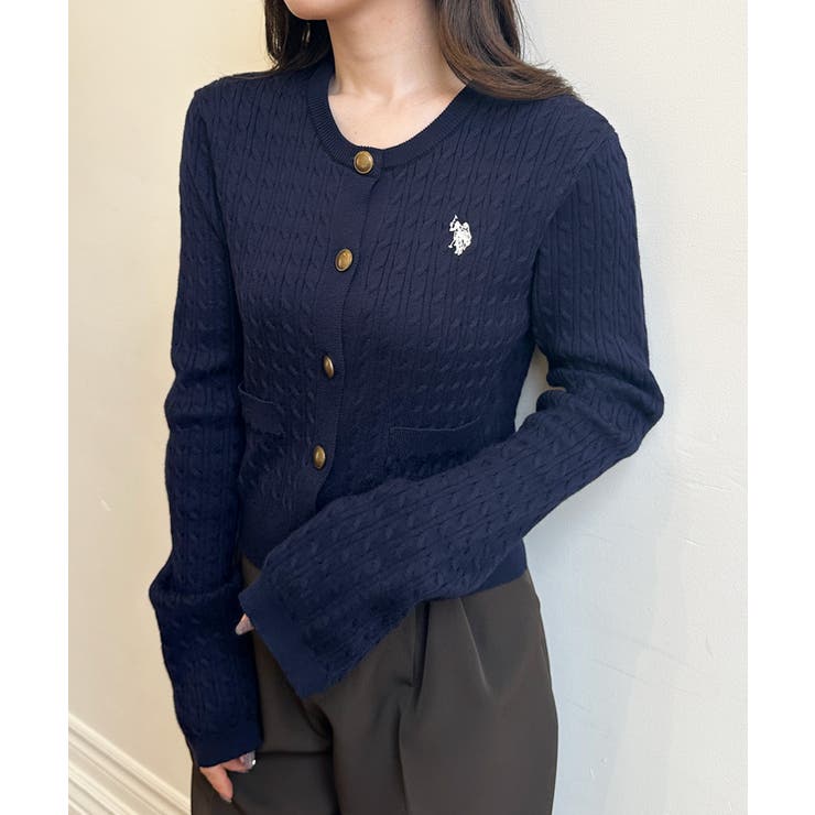 U．S．P＞ゴールドボタン刺繍ケーブル[品番：RANW0000113]｜RANAN