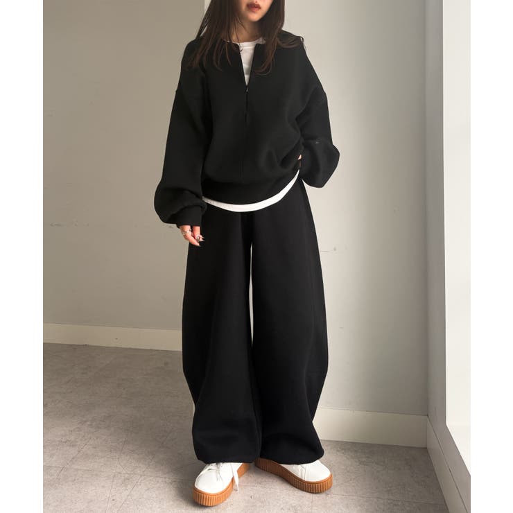 裏起毛カーブスウェットパンツ | RANAN | 詳細画像12 