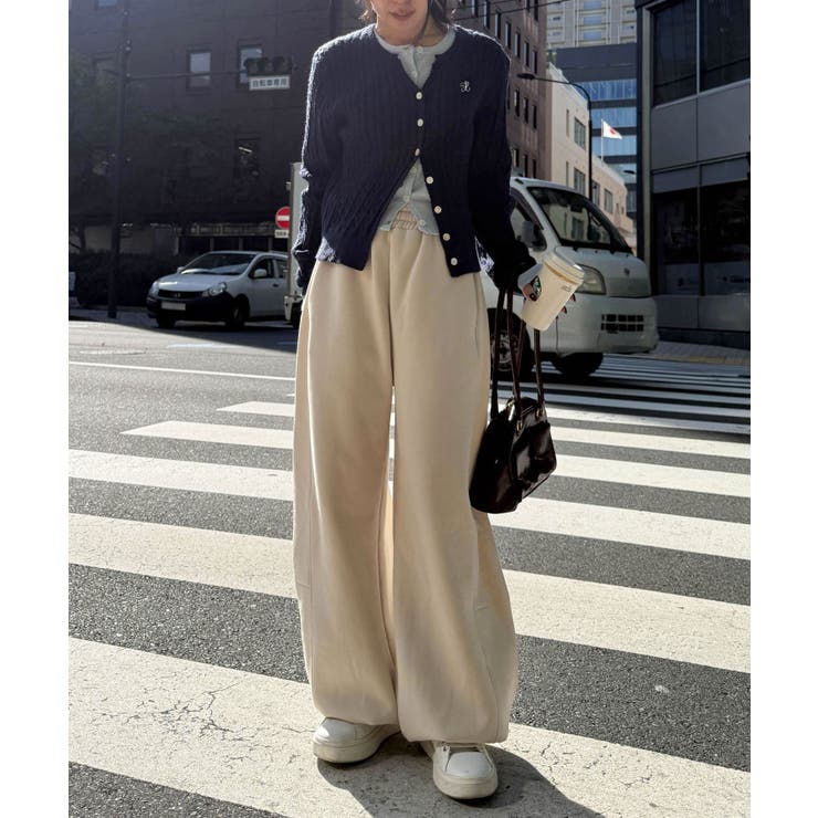 裏起毛カーブスウェットパンツ | RANAN | 詳細画像19 