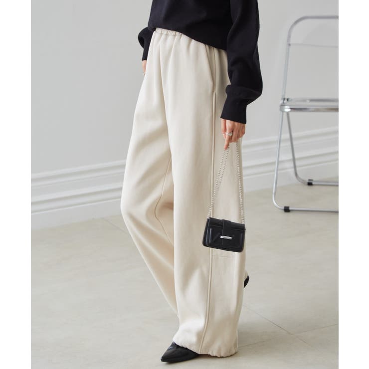 裏起毛カーブスウェットパンツ | RANAN | 詳細画像24 