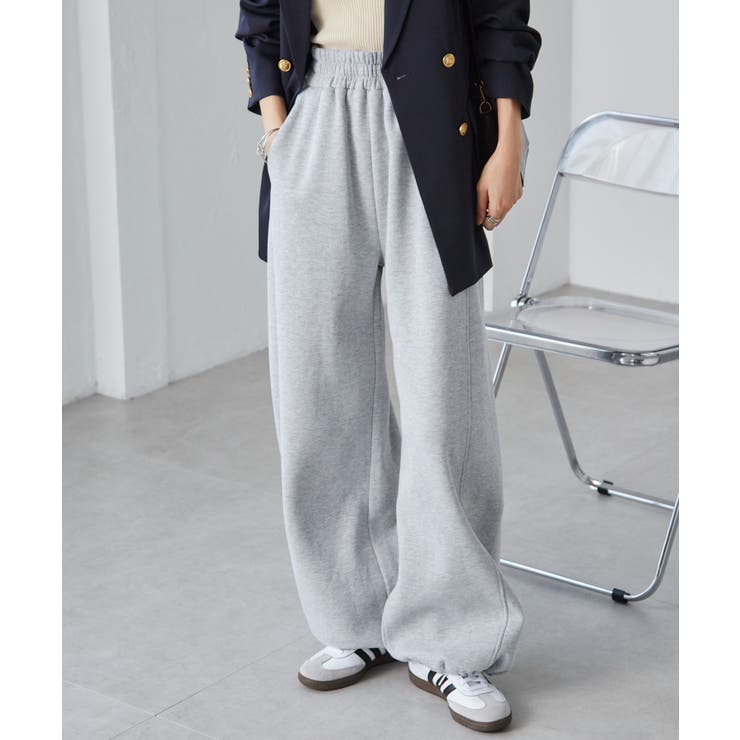 裏起毛カーブスウェットパンツ | RANAN | 詳細画像7 