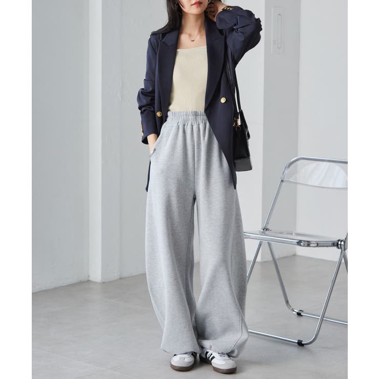 裏起毛カーブスウェットパンツ | RANAN | 詳細画像8 