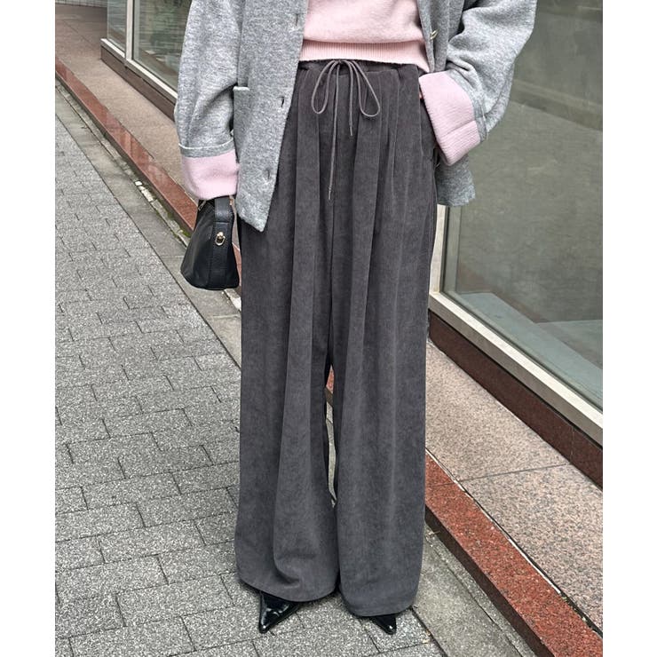 リブタックワイドイージーパンツ | RANAN | 詳細画像11 