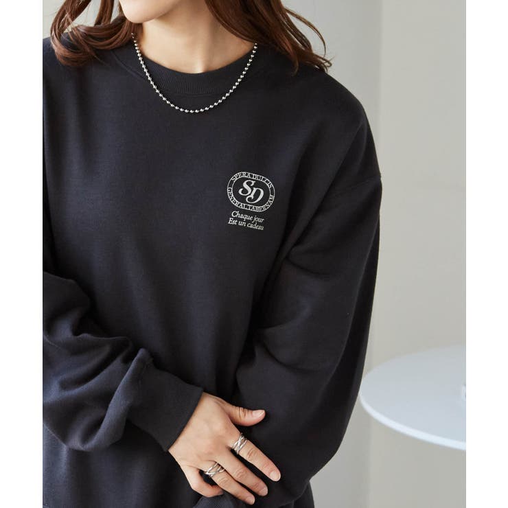 バックロゴ刺しゅうスウェット | RANAN | 詳細画像3 