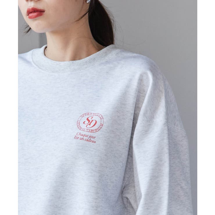 バックロゴ刺しゅうスウェット | RANAN | 詳細画像8 