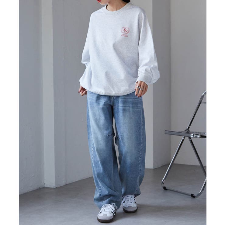 バックロゴ刺しゅうスウェット | RANAN | 詳細画像9 