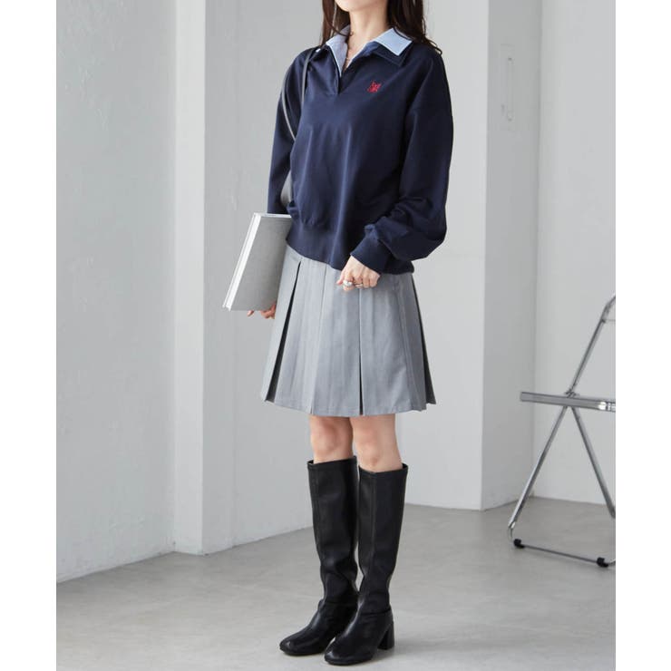 レイヤード襟付きスウェット | RANAN | 詳細画像5 