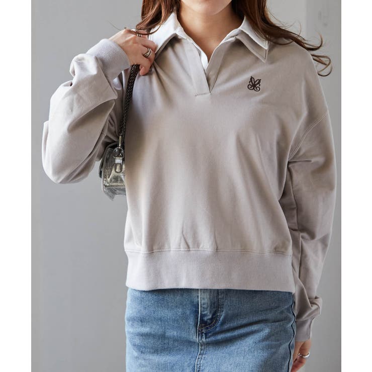 レイヤード襟付きスウェット | RANAN | 詳細画像9 