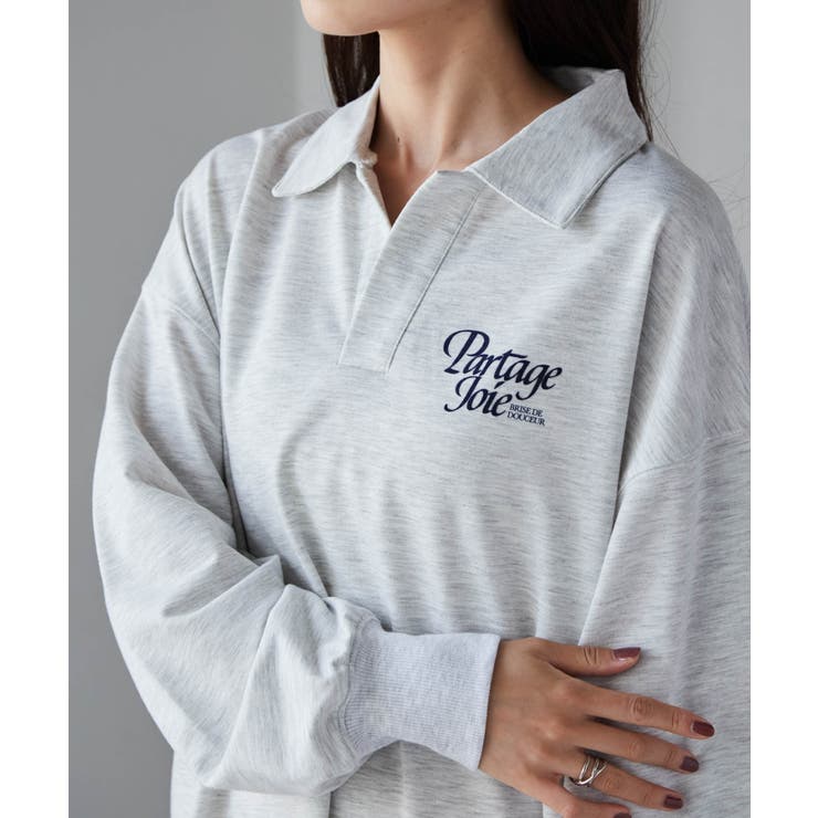 バックプリントポロ襟裏毛ワンピース | RANAN | 詳細画像7 