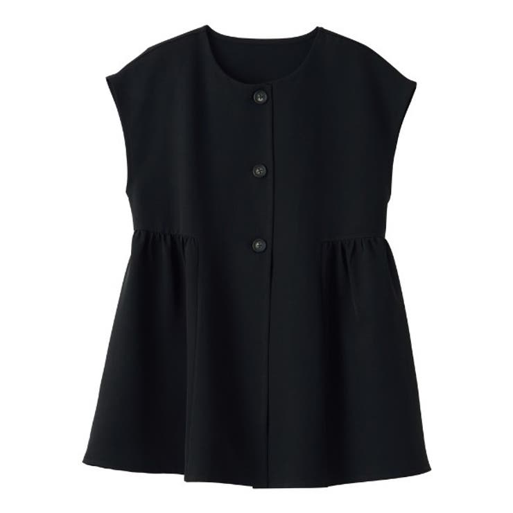 【2点セット】ペプラムギャザーベストセットアップ | RANAN | 詳細画像25 