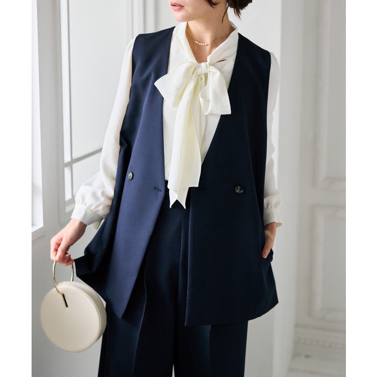 【2点セット】バックフリルベストセットアップ | RANAN | 詳細画像10 