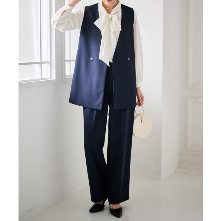 【2点セット】バックフリルベストセットアップ | RANAN | 詳細画像14 