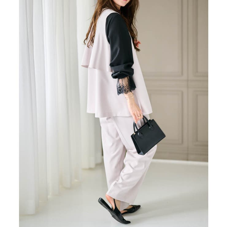 【2点セット】バックフリルベストセットアップ | RANAN | 詳細画像20 