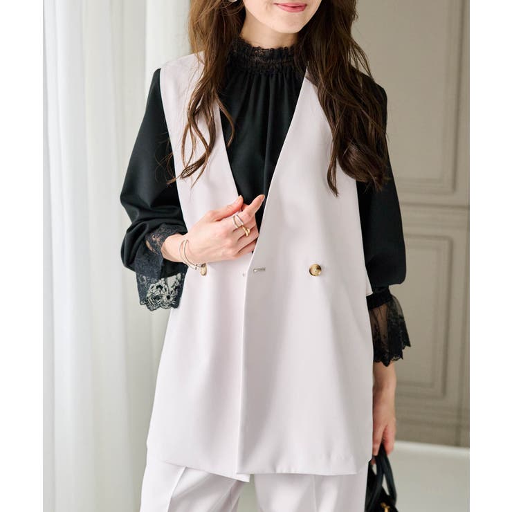 【2点セット】バックフリルベストセットアップ | RANAN | 詳細画像21 