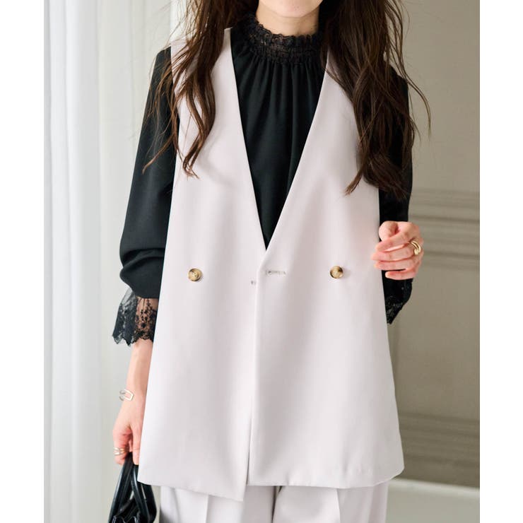 【2点セット】バックフリルベストセットアップ | RANAN | 詳細画像22 