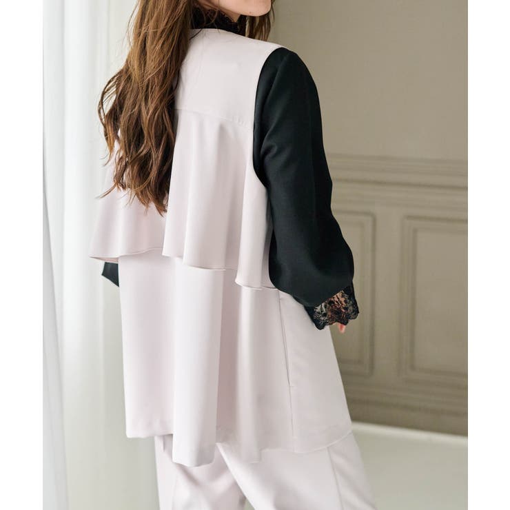 【2点セット】バックフリルベストセットアップ | RANAN | 詳細画像25 