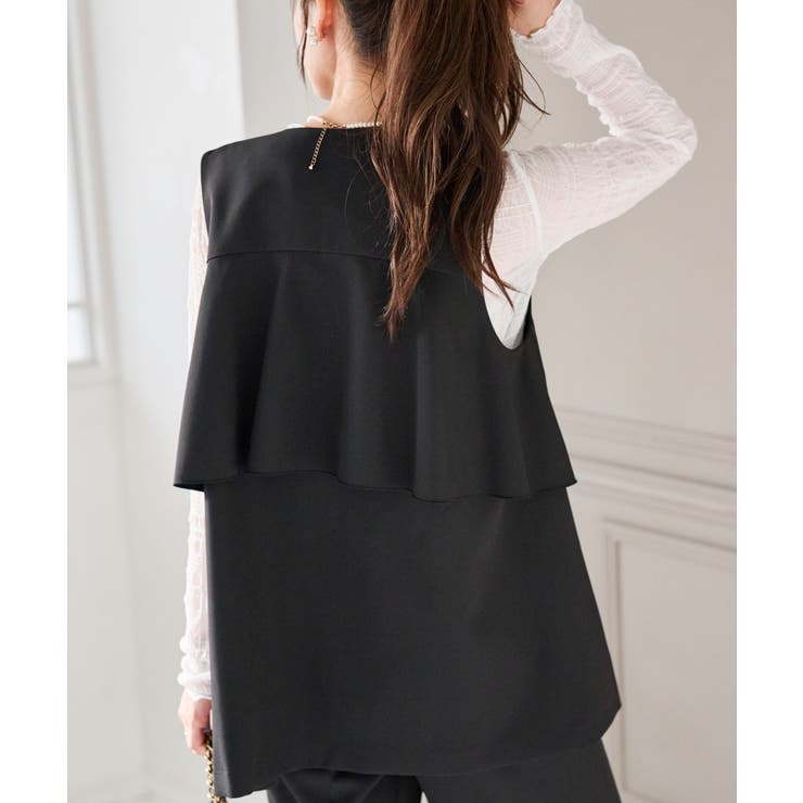 【2点セット】バックフリルベストセットアップ | RANAN | 詳細画像3 