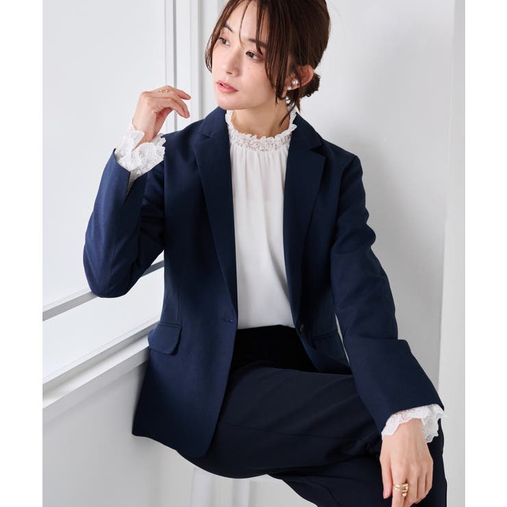 ＜選べる衿＞２点セットベーシックスーツ | RANAN | 詳細画像12 