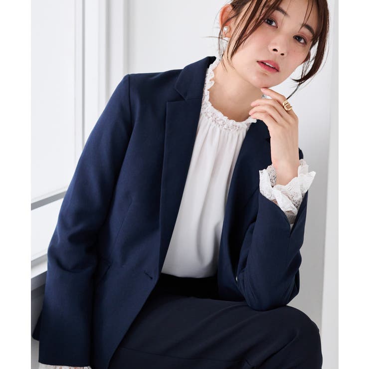 ＜選べる衿＞２点セットベーシックスーツ | RANAN | 詳細画像14 