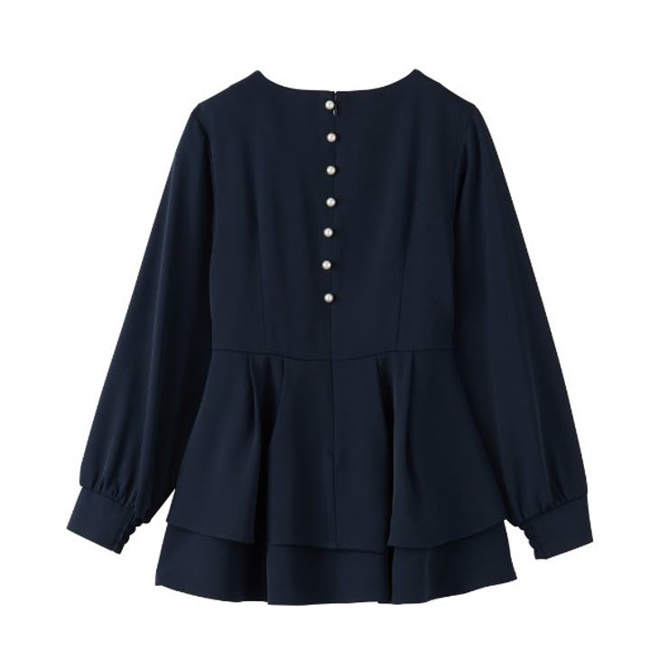 【2点セット】バックパール調ペプラムチュニックセットアップ | RANAN | 詳細画像21 