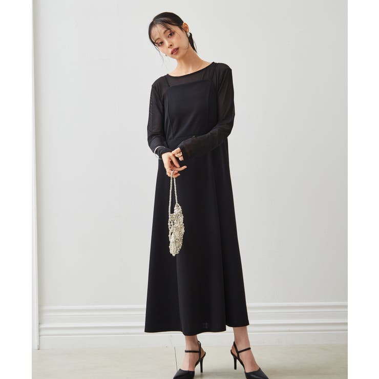 【3点セット】チュールフリルベストフレアワンピース | RANAN | 詳細画像26 