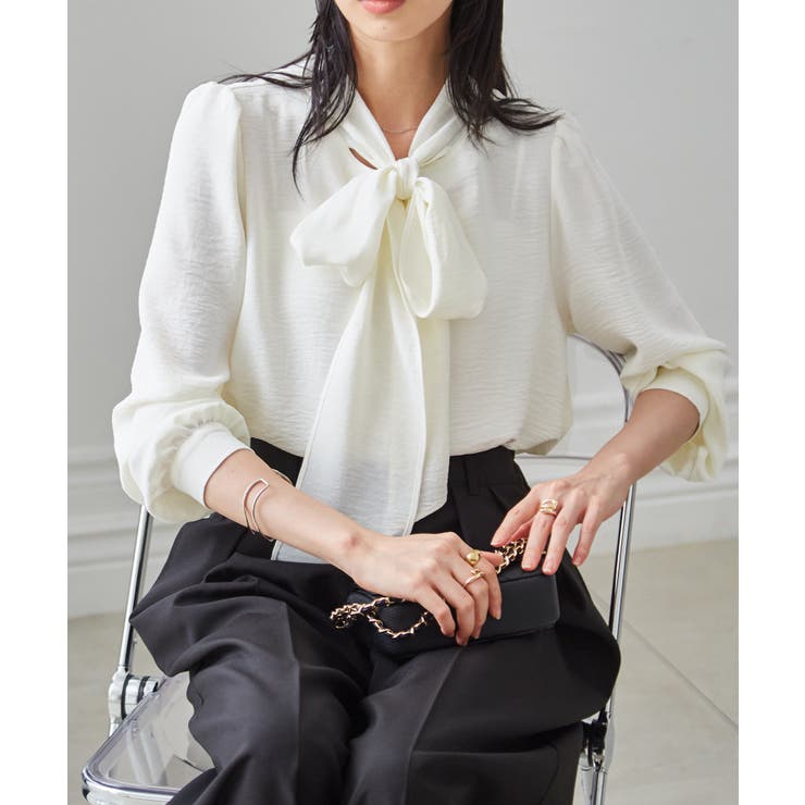 ボウタイリボンブラウス | RANAN | 詳細画像3 