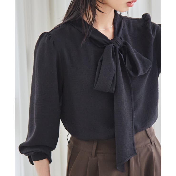 ボウタイリボンブラウス | RANAN | 詳細画像32 