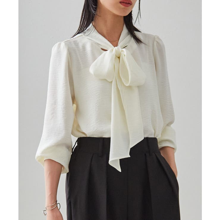 ボウタイリボンブラウス | RANAN | 詳細画像4 