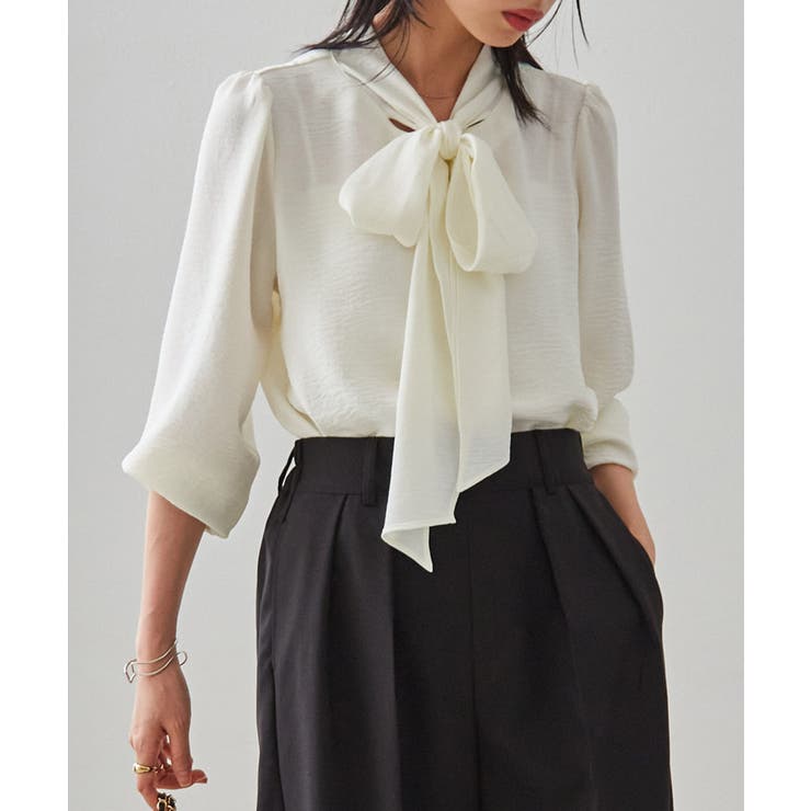 ボウタイリボンブラウス | RANAN | 詳細画像5 