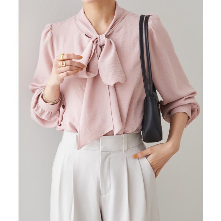 ボウタイリボンブラウス | RANAN | 詳細画像55 