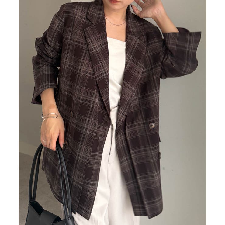 レイヤードデザインダブルジャケット | RANAN | 詳細画像10 