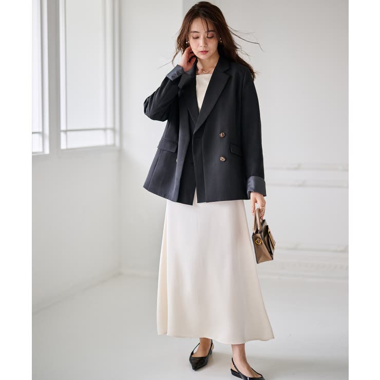 レイヤードデザインダブルジャケット[品番：RANW0000158]｜RANAN