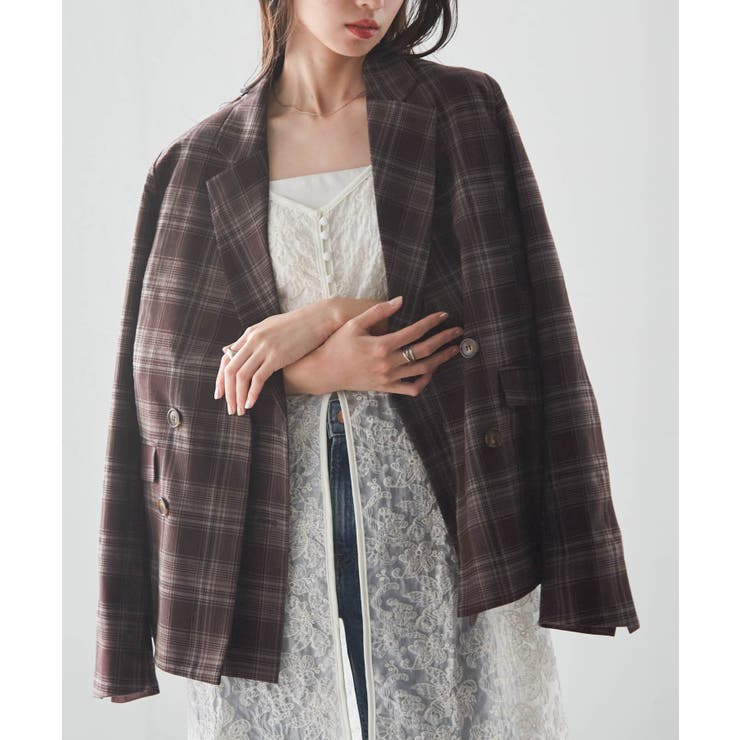 レイヤードデザインダブルジャケット | RANAN | 詳細画像16 