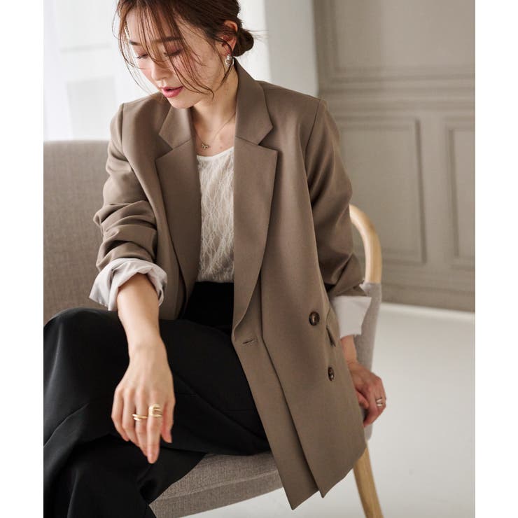 レイヤードデザインダブルジャケット | RANAN | 詳細画像19 