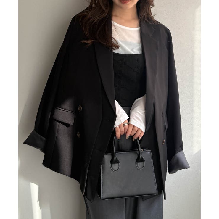 レイヤードデザインダブルジャケット | RANAN | 詳細画像27 