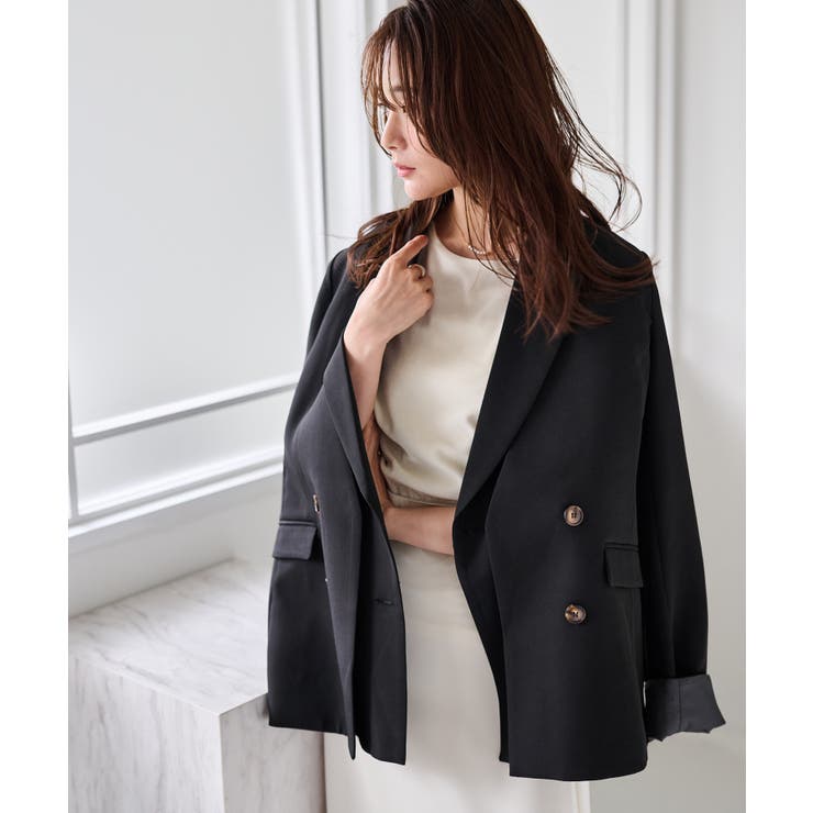 レイヤードデザインダブルジャケット | RANAN | 詳細画像34 