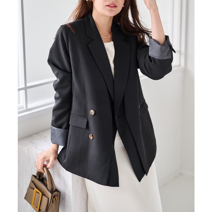 レイヤードデザインダブルジャケット | RANAN | 詳細画像36 