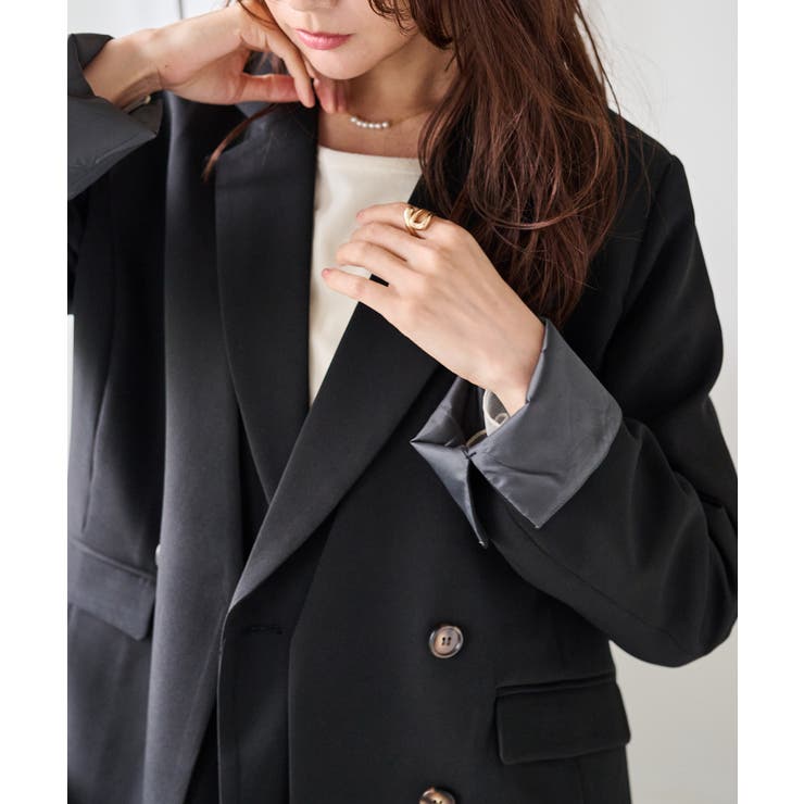 レイヤードデザインダブルジャケット | RANAN | 詳細画像37 