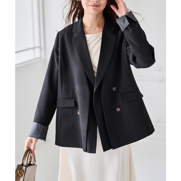 レイヤードデザインダブルジャケット | RANAN | 詳細画像38 