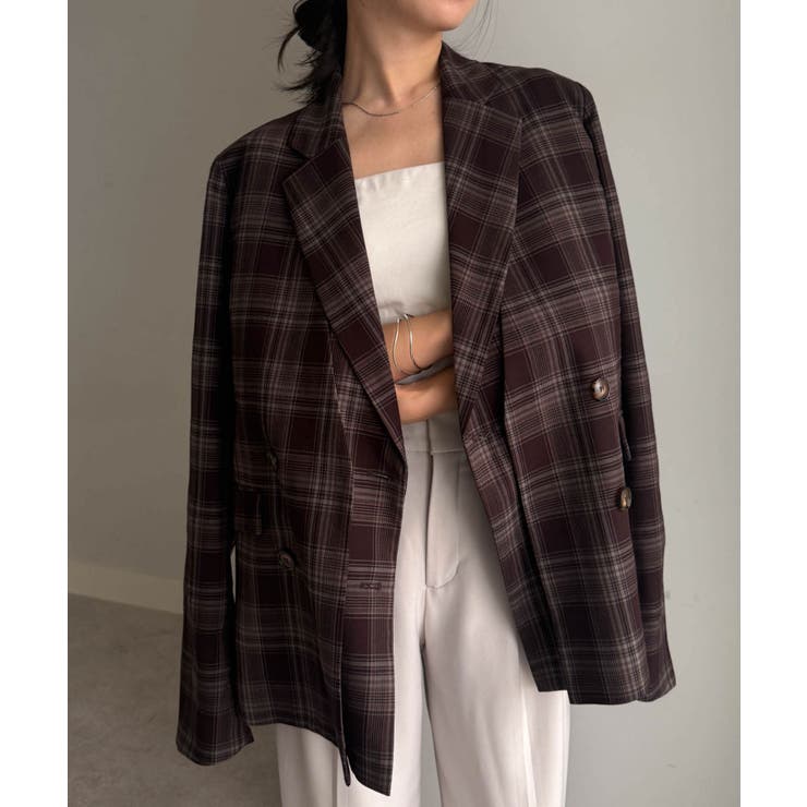 レイヤードデザインダブルジャケット | RANAN | 詳細画像8 