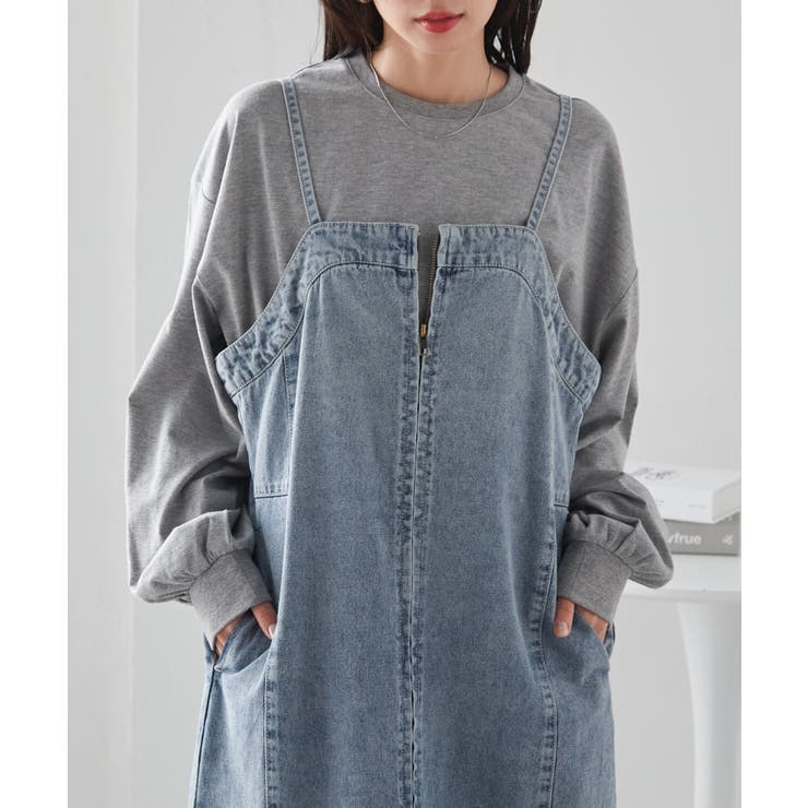 フロントジップデニムジャンスカ | RANAN | 詳細画像9 