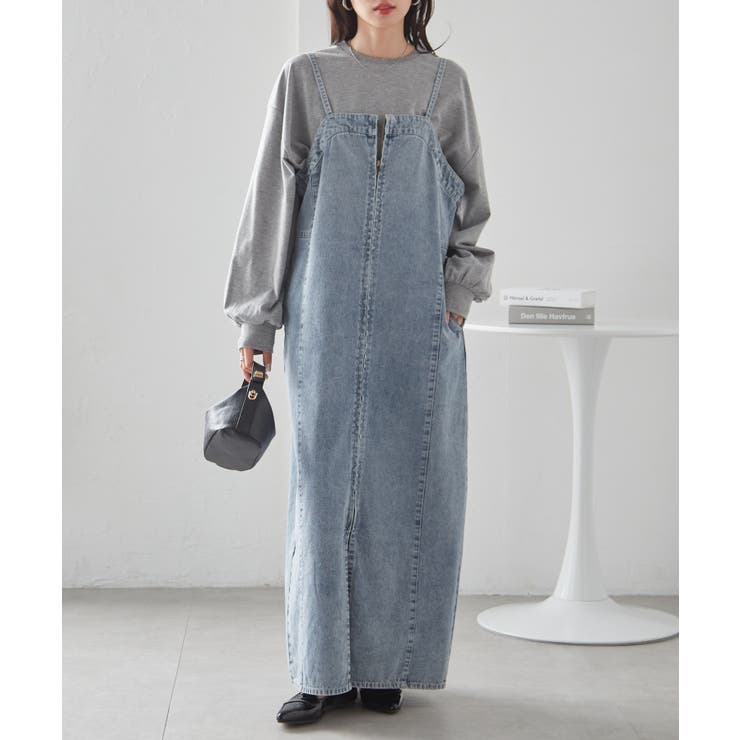 フロントジップデニムジャンスカ | RANAN | 詳細画像10 