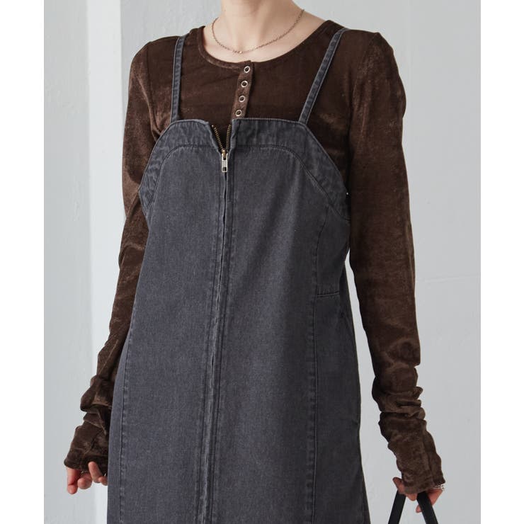 フロントジップデニムジャンスカ | RANAN | 詳細画像18 