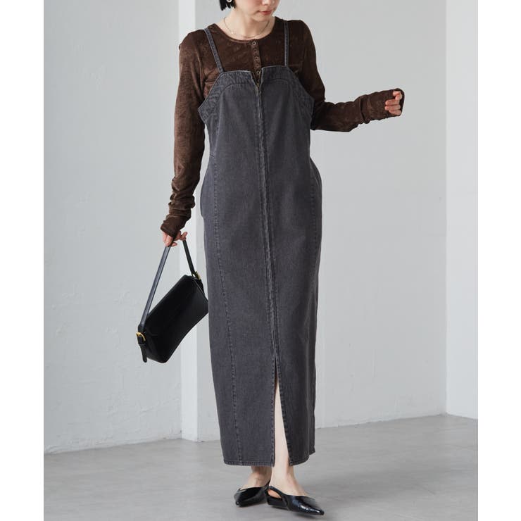 フロントジップデニムジャンスカ | RANAN | 詳細画像19 