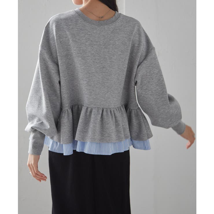 フリルぺペプラムショートカーデ | RANAN | 詳細画像8 