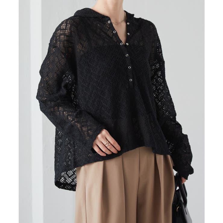 レースフーディートップス | RANAN | 詳細画像12 