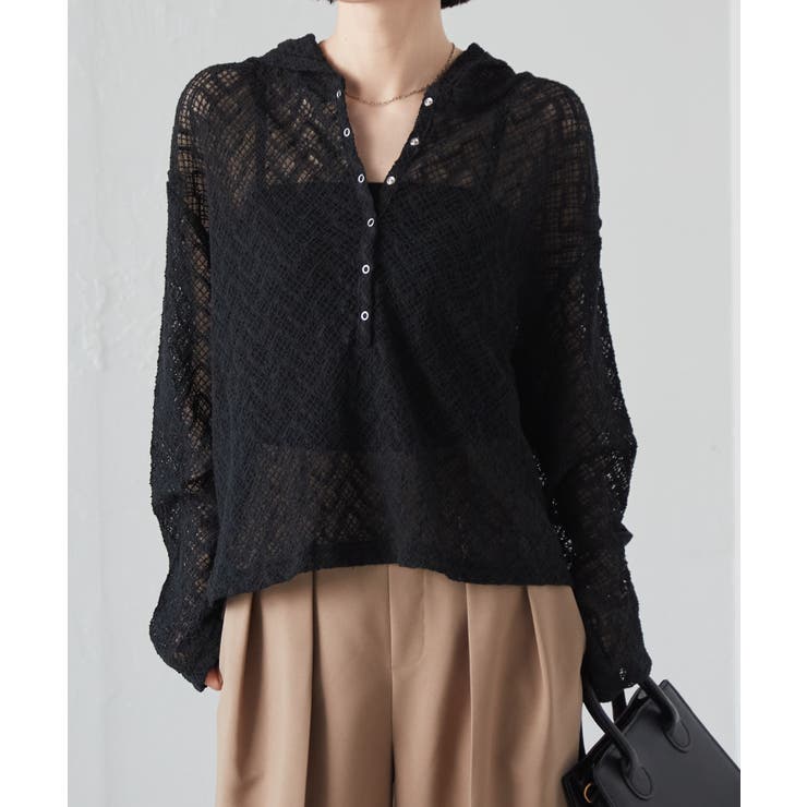 レースフーディートップス | RANAN | 詳細画像14 