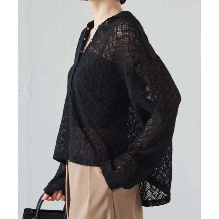 レースフーディートップス | RANAN | 詳細画像16 