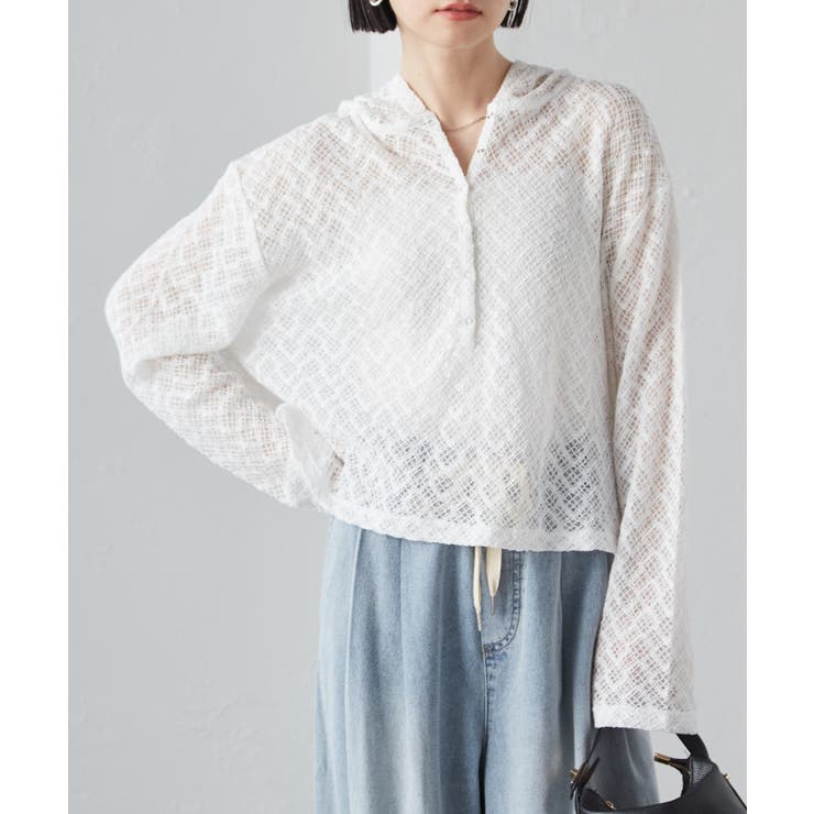 レースフーディートップス | RANAN | 詳細画像4 