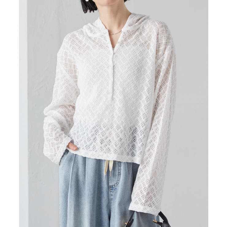 レースフーディートップス | RANAN | 詳細画像5 